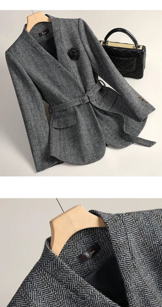 Sophisticated Wool Blazer For Women