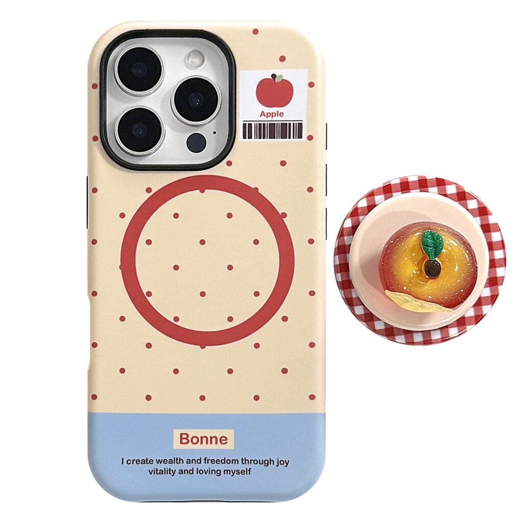 3D Luminous Magnetic Suction Stand Phone Case