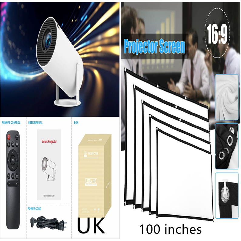 HY300 Pro Projector Home Theater Entertainment Portable Small Projector - Image 45
