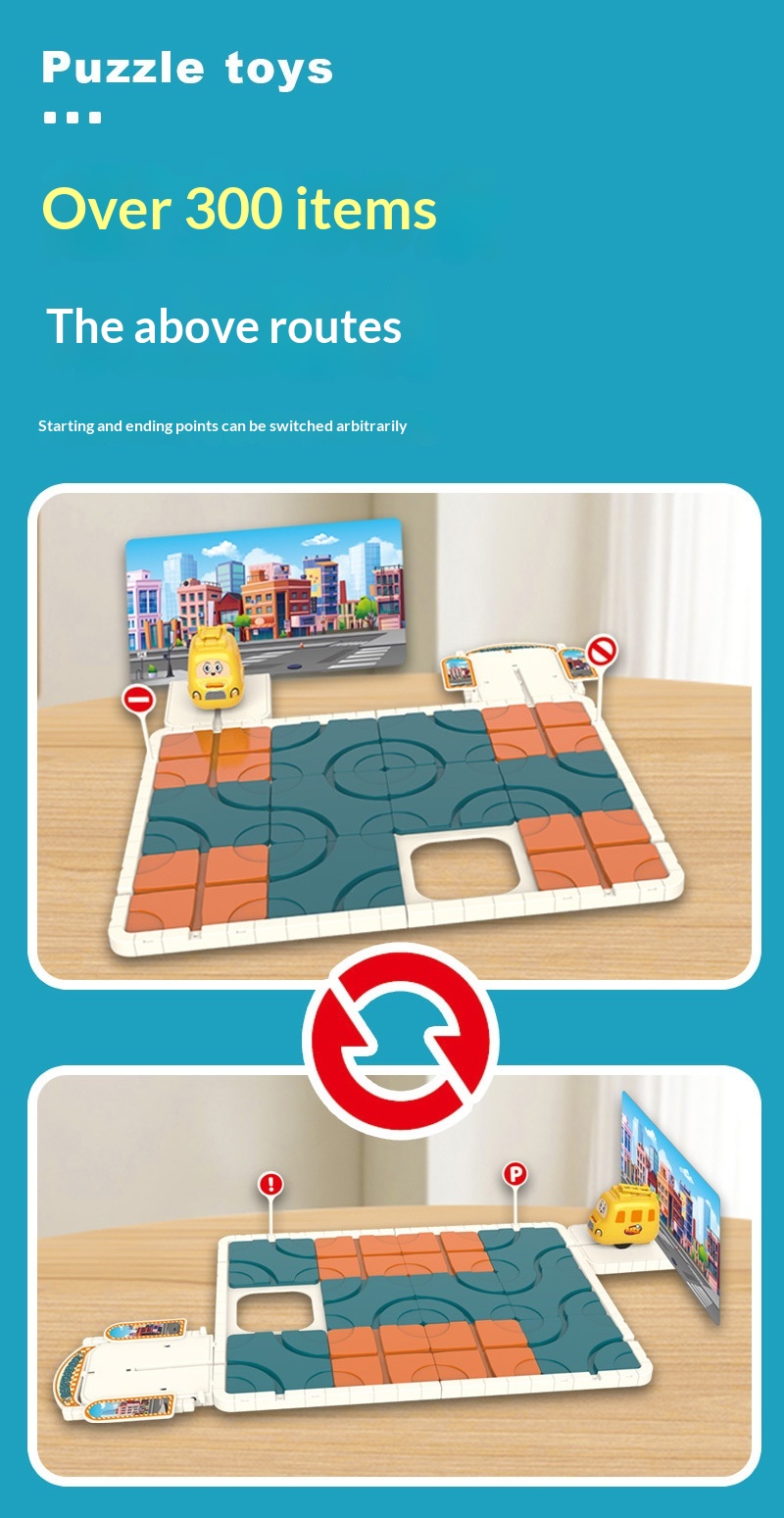 Urban Adventure Track Puzzle Educational Toy - Image 10