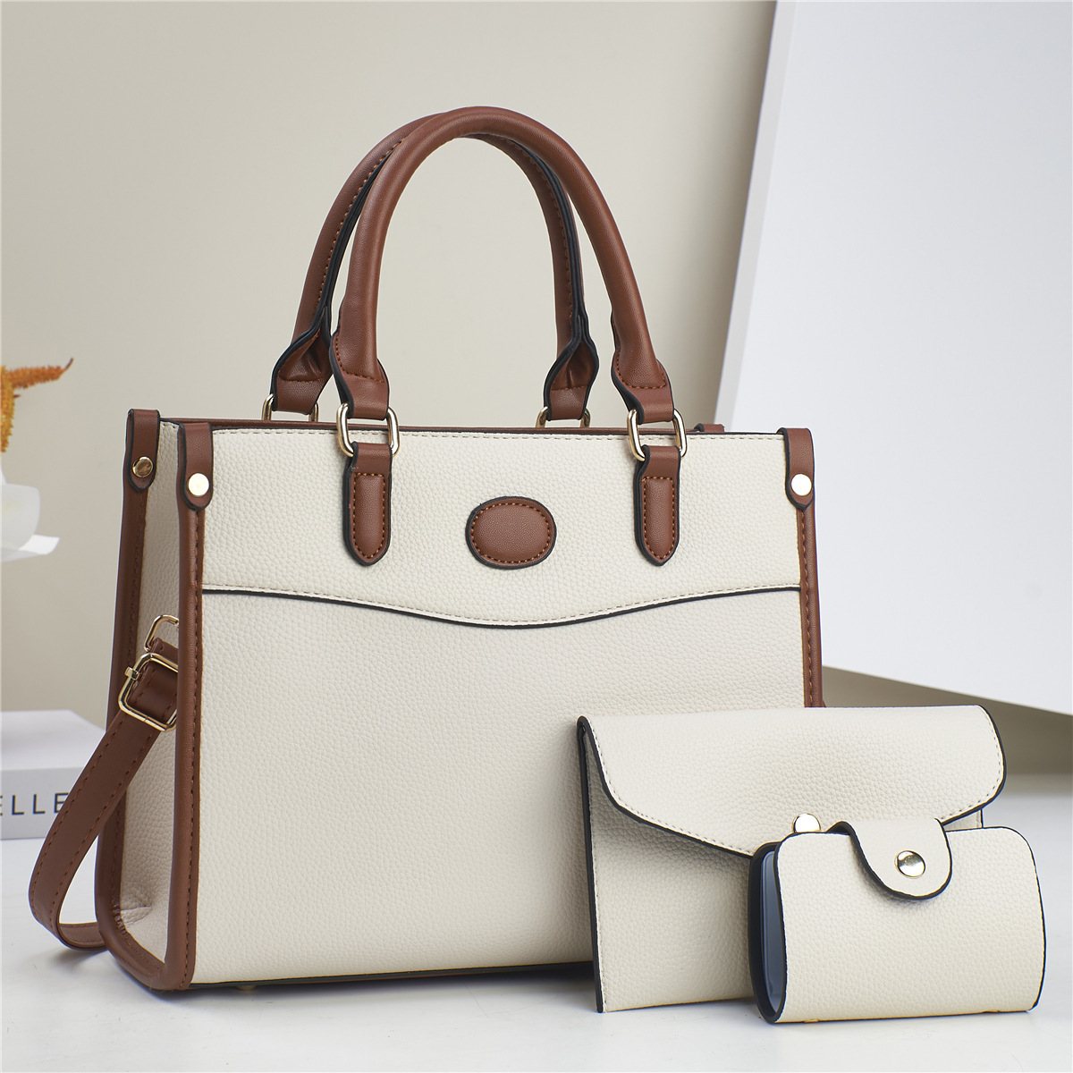 Stylish Three-Piece Shoulder Bag Set For Women Mother-and-Child Bags - Image 1