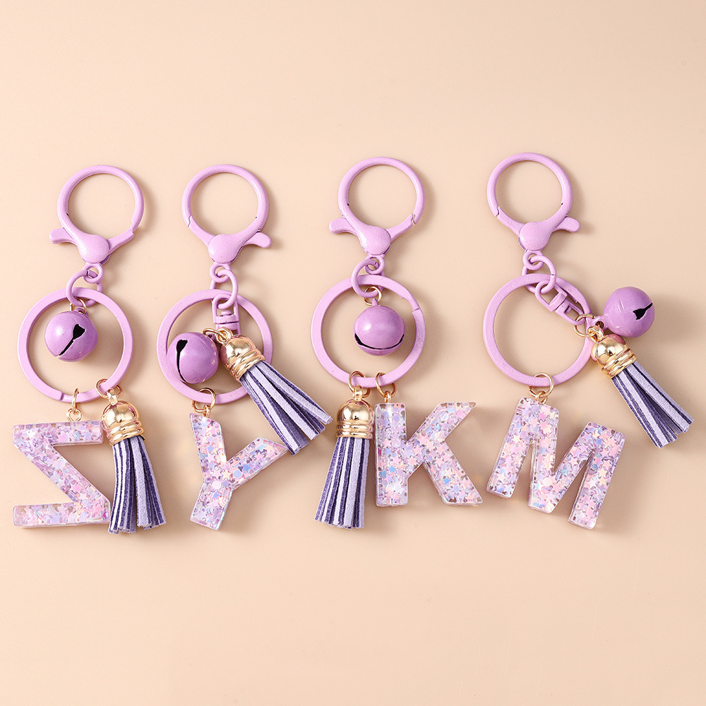 Fashionable Design Bell Tassel Keychain - Image 1