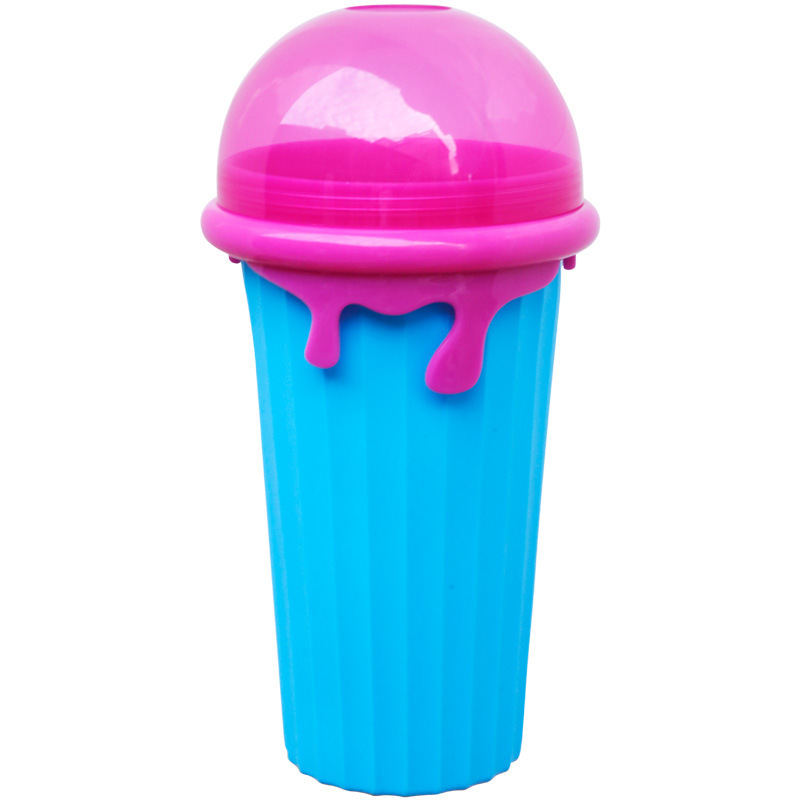 500ml Large Capacity Slushy Cup Summer Squeeze Homemade Juice Water Bottle Quick-Frozen Smoothie Sand Cup Pinch Fast Cooling Magic Ice Cream Slushy Maker Beker Kitchen Gadgets - Image 2