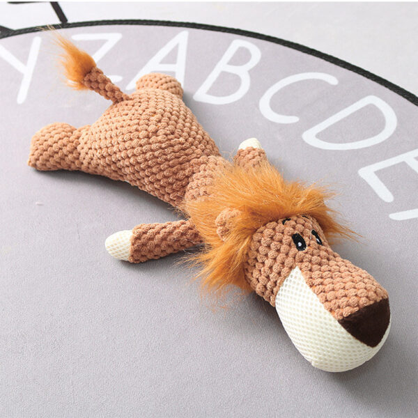 Plush Cartoon Puppy Dog Toy Pet Dog Chew Squeak Toys For Small Dogs Teeth Grinding Pet Products Dog Accessories - Image 6