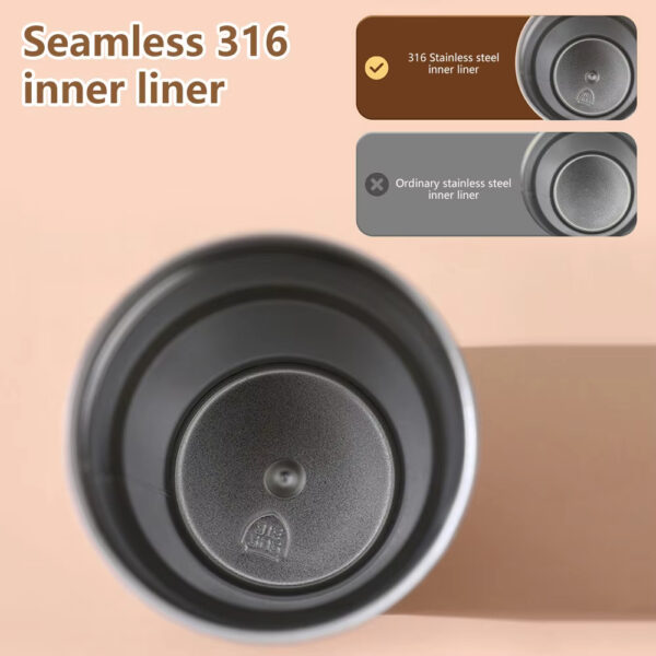 Smart Digital Thermal Bottle Portable Coffee Mug Stainless Steel Water Bottle In-Car Insulated Cup Keep Cold Vacuum Flasks 450ml - Image 11