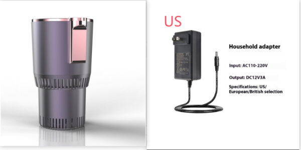 2 In1 Car Heating Cooling Cup 12V Smart Car Cup Holder Digital Temperature Display Drink Cup Warmer Cooler Mini Car Refrigerator - Image 22