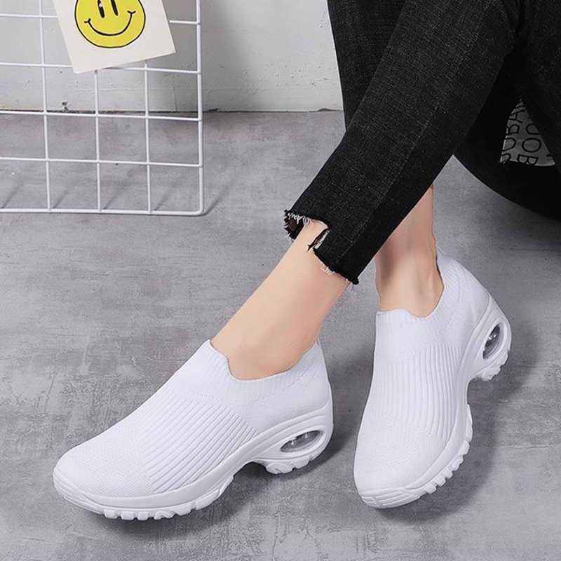 Sneakers Women Air Cushion Mesh Breathable Running Sports Shoes - Image 13