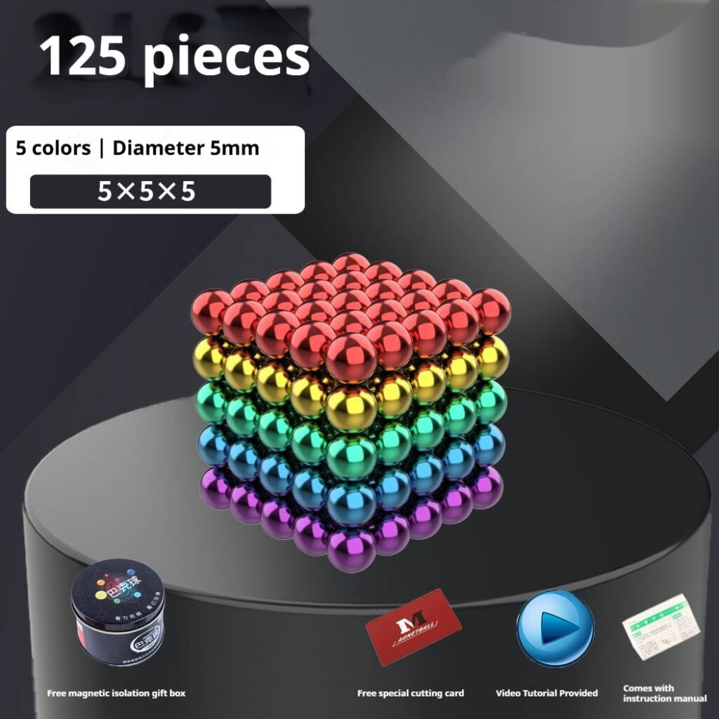 Colorful Magnetic Balls Strong Magnetic Beads Magnet Toys