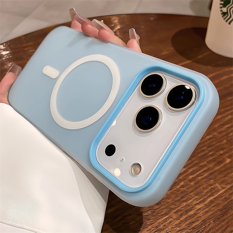 Suitable For 17 Pro Max Phone Case  Jelly Magnetic Two in one Frosted Simple Drop proof - Image 31