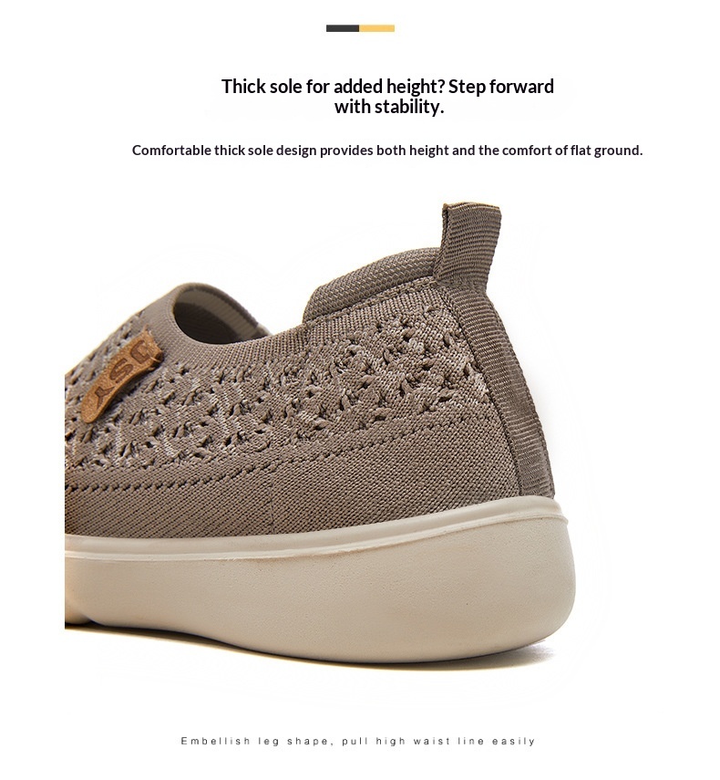 Versatile Spring Flyknit Breathable No-odor Casual Shoes - Image 16
