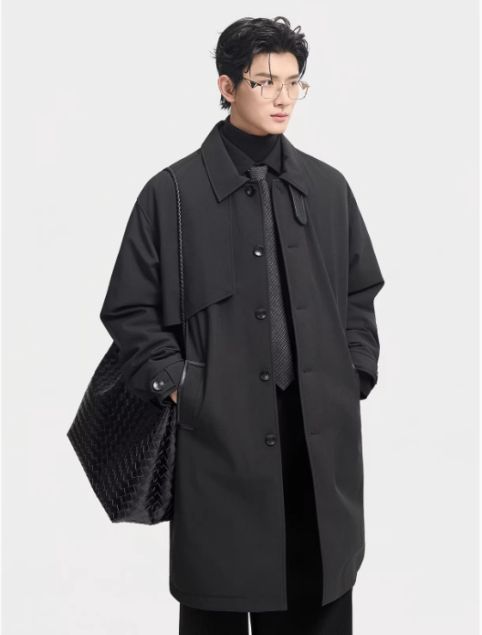 Men's Mid-Length Down Jacket For Winter - Image 49