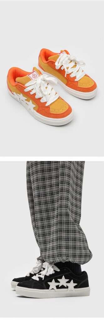 Versatile, Lightweight And Comfortable Star-patterned Sneakers For Sports