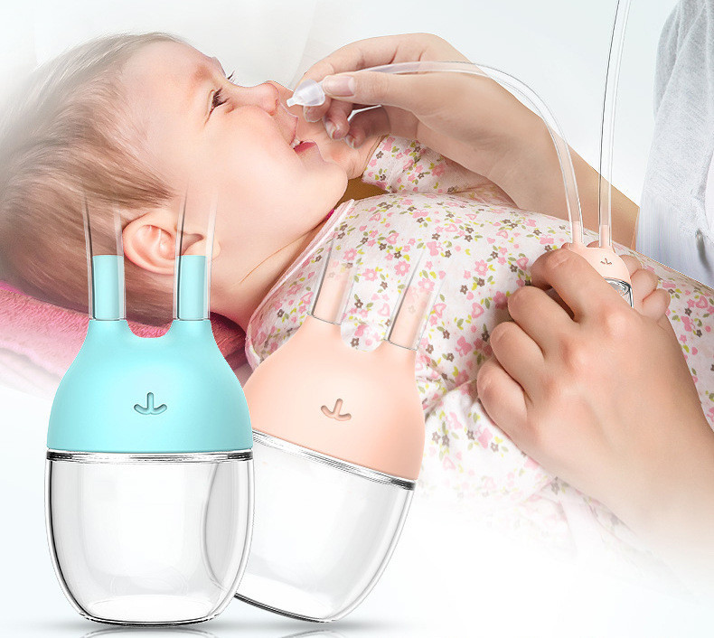 Convenient Baby Safe Nose Cleaner Vacuum Suction Nasal Mucus Runny Aspirator Inhale Baby Kids Healthy Care Stuff - Image 3