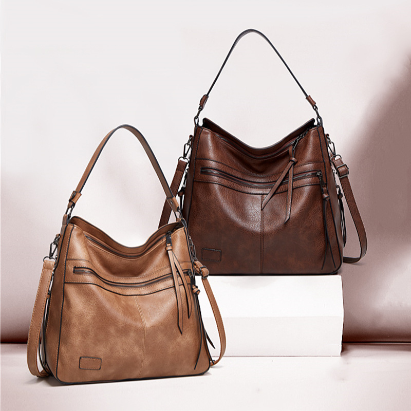 Crossbody Bag Handbag Style Vertical Square Shape - Image 1