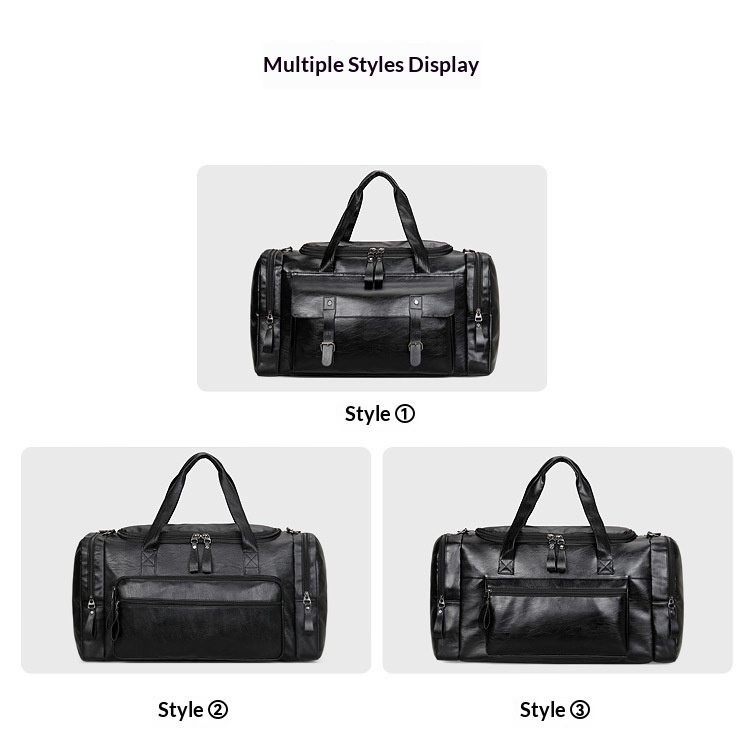 Men's Fashionable Large-Capacity Tote Shoulder Duffel Bag