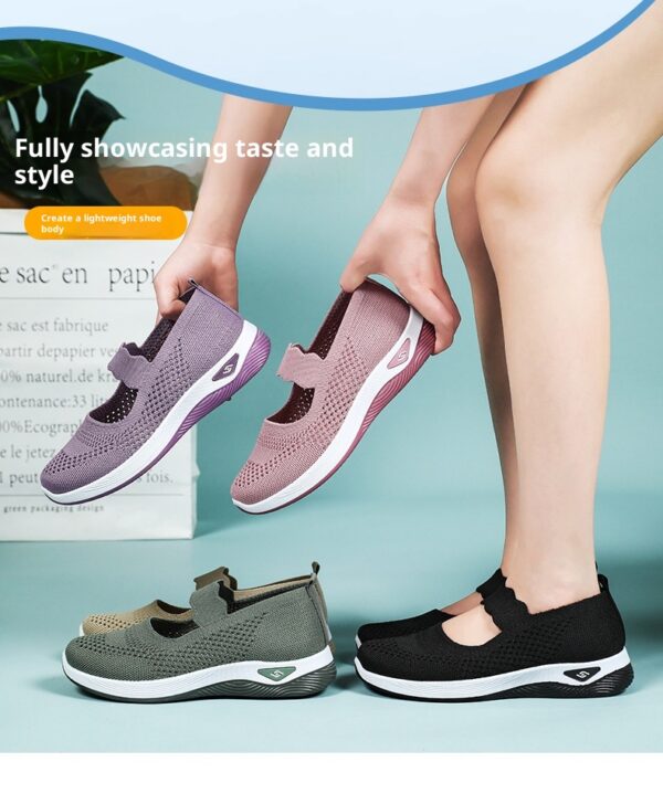 Mid-age And Elderly Mothers Lightweight Walking Shoes - Image 32