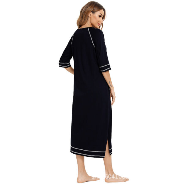 Comfortable Cardigan Womens Base-Layer Pajamas For Autumn And Winter - Image 24
