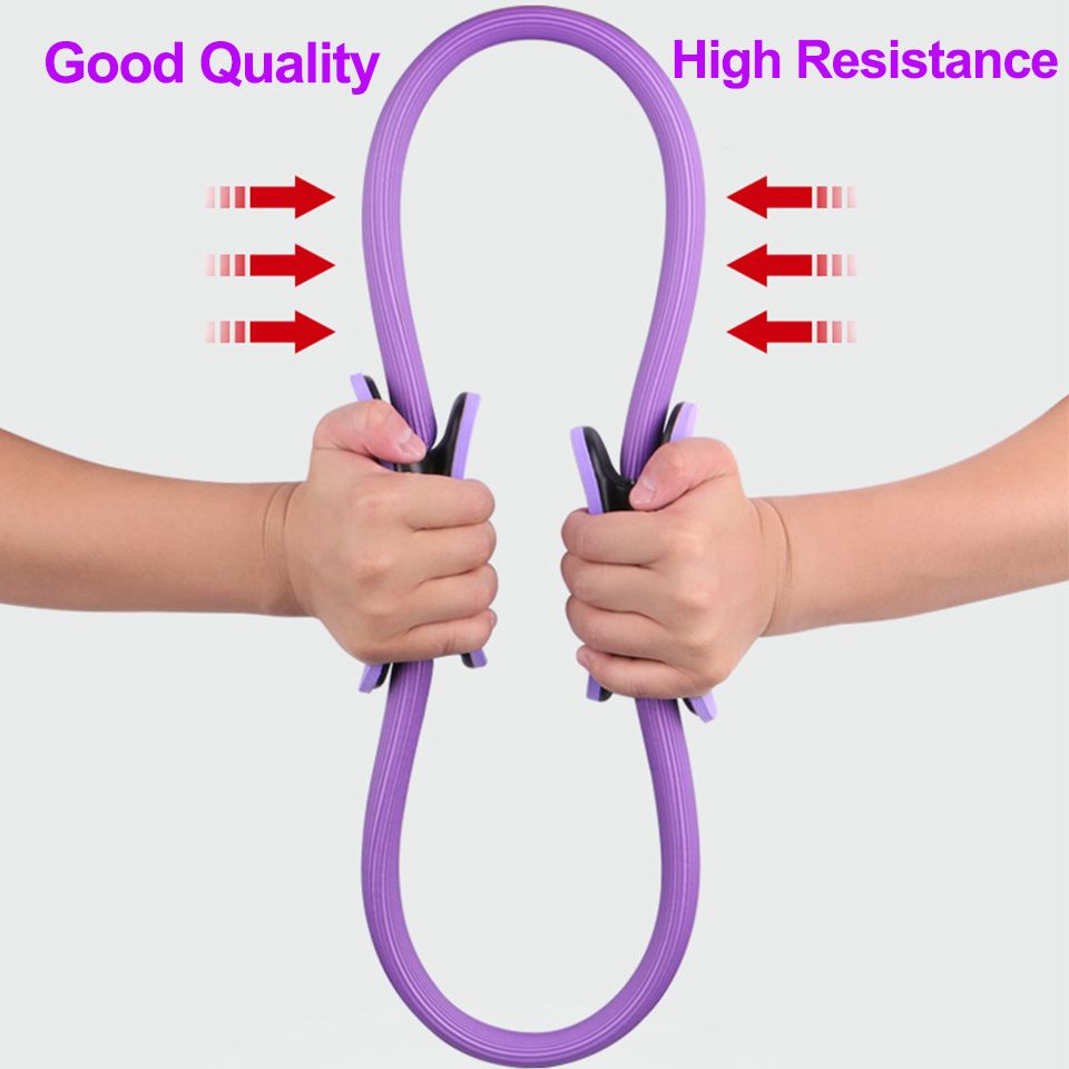 Yoga Fitness Pilates Ring Women Girls Circle Magic Dual Exercise Home Gym Workout Sports Lose Weight Body Resistance - Image 20