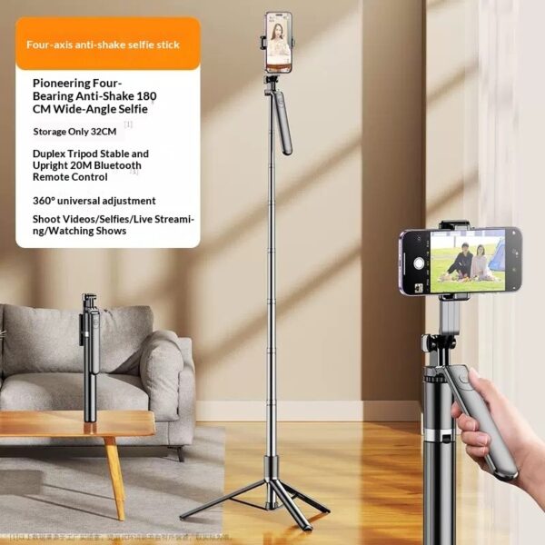 Outdoor Bluetooth Tripod With An Ultra-long Extendable ArmRotating Remote Control And Built-in Image Stabilization - Image 24