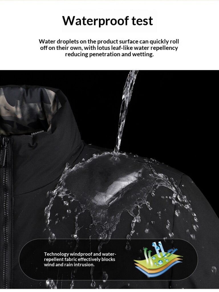 New Arrival Fashionable Casual Windproof And Warm Thick Mens Down Jacket