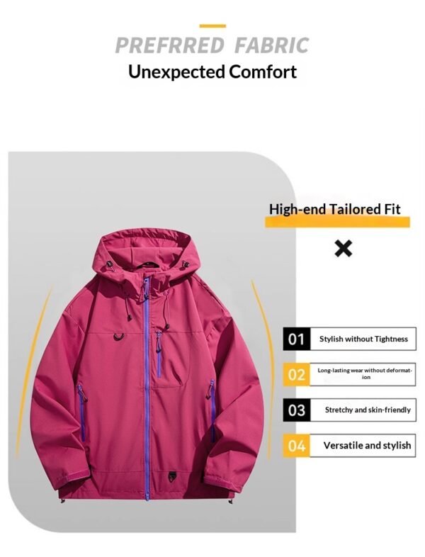 Mens Outdoor Climbing And Mountaineering Jacket - Image 14