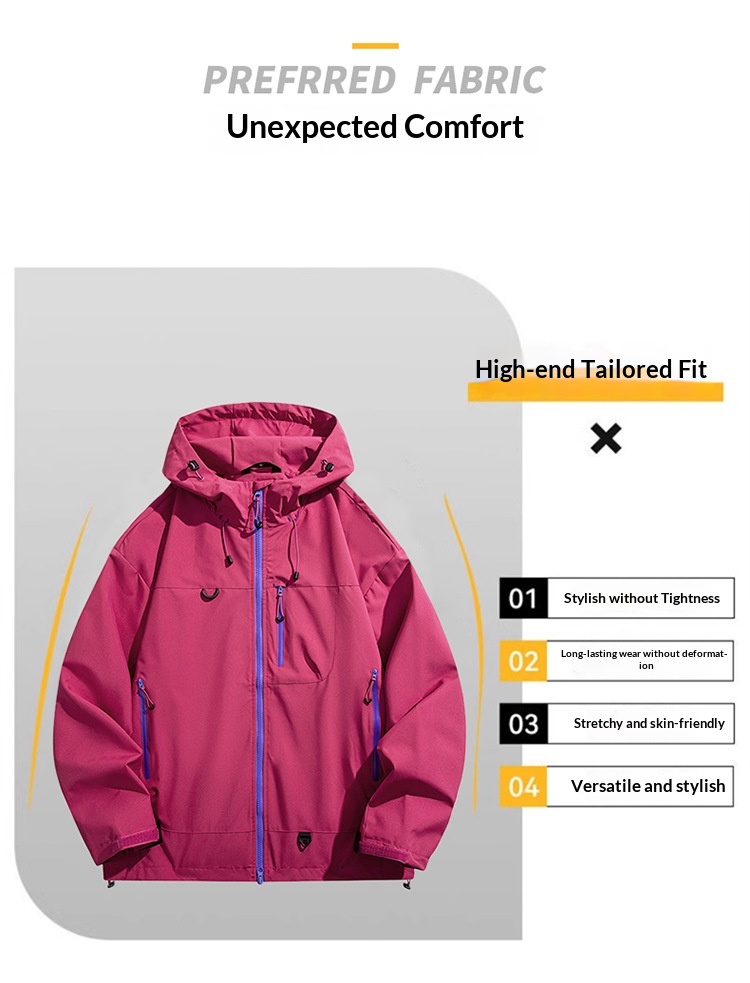 Mens Outdoor Climbing And Mountaineering Jacket - Image 14