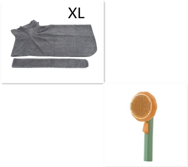 New Pet Cat Brush Hot Selling Hand-held Steel Wire Self-cleaning Comb Looper For Hair Removal - Image 42