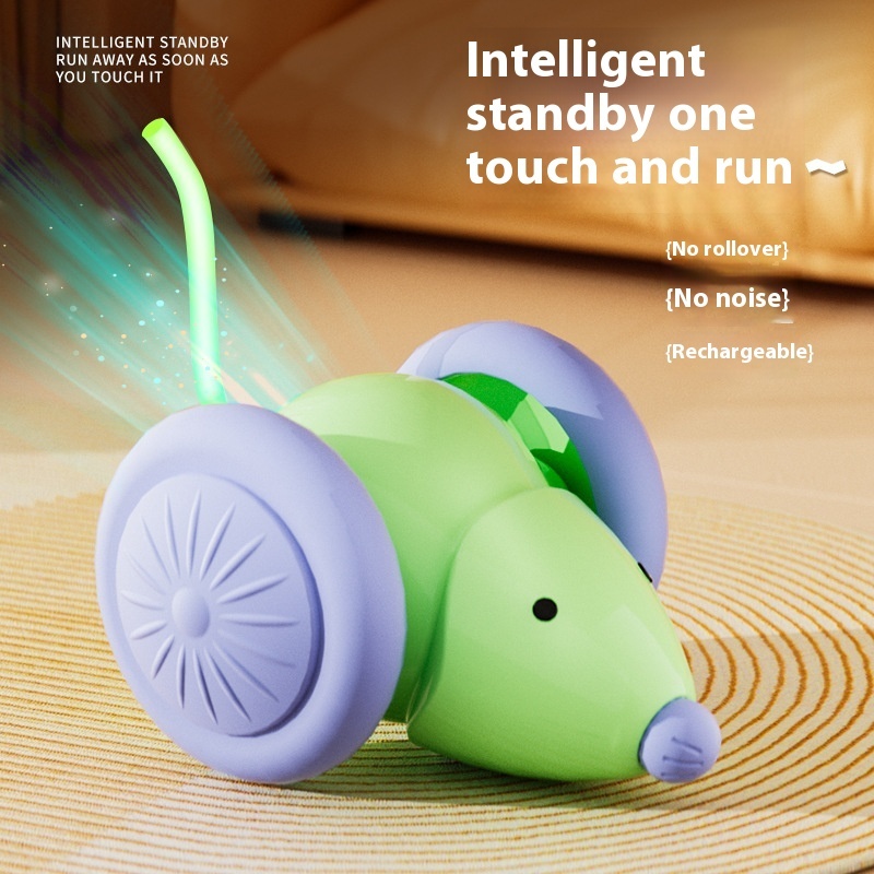Pet Toys Interactive Cat Toy Electric Mouse Car - Automatic Teaser With Intelligent Obstacle Avoidance Pet Products - Image 31