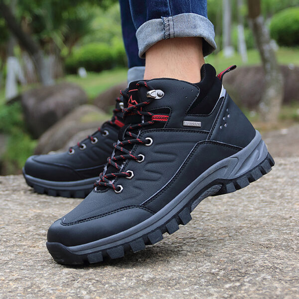 Men's Outdoor Hiking Boots High-top Single-layer Shoes - Image 11