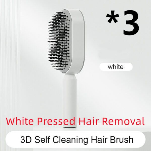 Self Cleaning Hair Brush For Women One-key Cleaning Hair Loss Airbag Massage Scalp Comb Anti-Static Hairbrush - Image 48