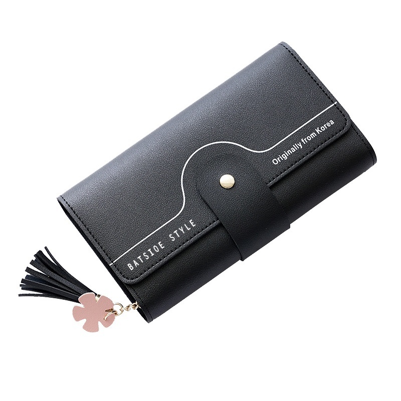 Geometric Letter Buckle Clutch Bag With Tassel And Petal Design For Young Women - Image 9