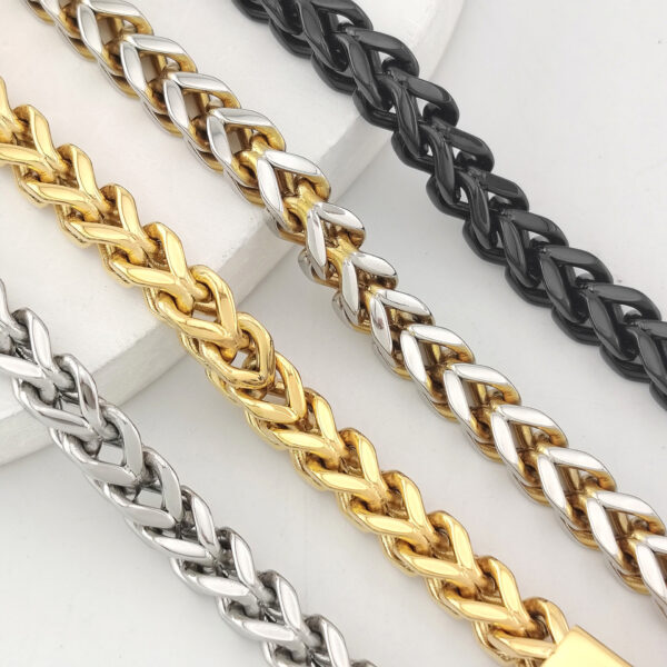 Hip-hop Personality Reversible Four-sided Bracelet - Image 7