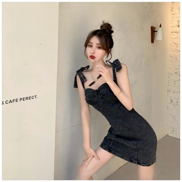 Hong Kong-style Retro Sexy Tube Top Slip Dress - Image 24