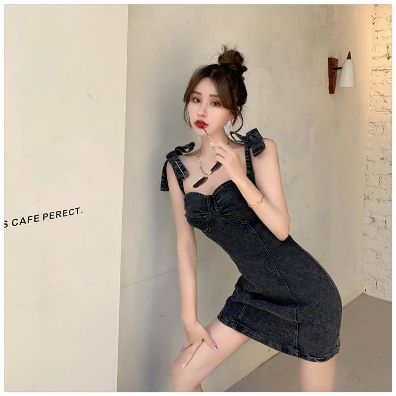 Hong Kong-style Retro Sexy Tube Top Slip Dress - Image 24