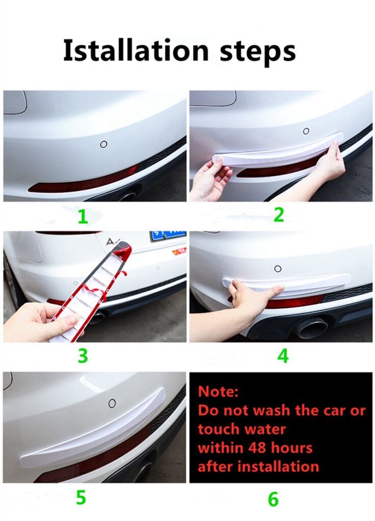 Car Bumper Protector Strip Guard Corner Protection Strips Scratch Protector Crash Blade Anti-collision Auto Accessories