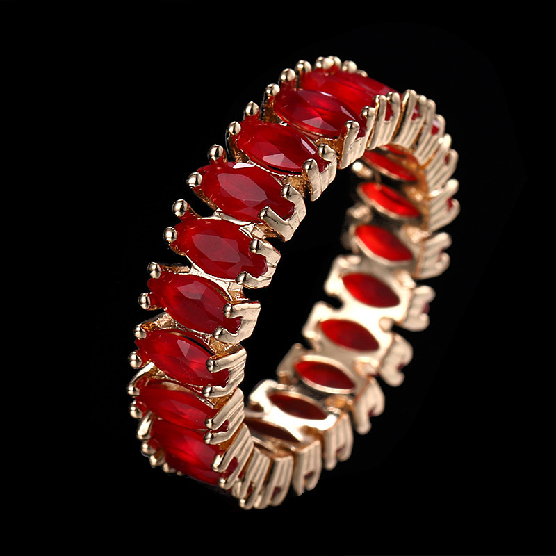 European And American-style Colorful Womens Ring - Image 5