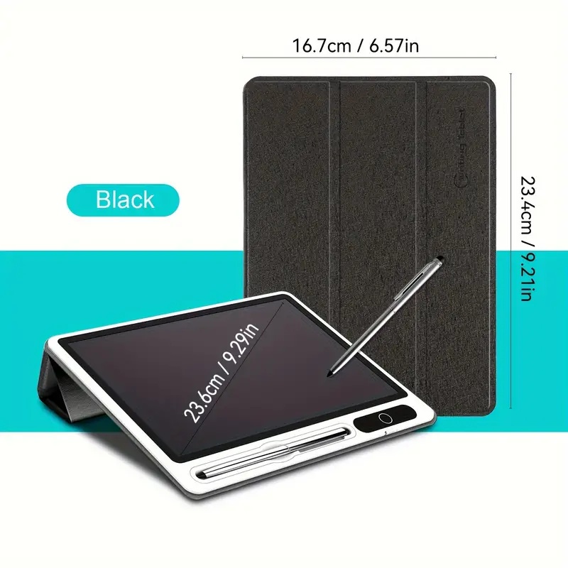 Eye-Friendly Blue-Light Free LCD Writing Tablet, Flip Case Stand Design, One-Clear Erase Portable Paperless Board For Kids Learning & Office Draft - Image 9