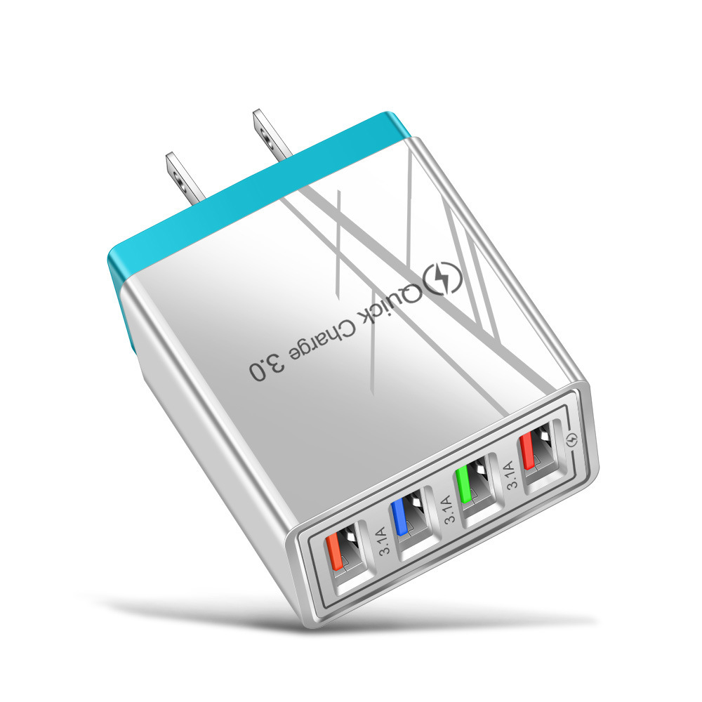 USB Charger Quick Charge 3.0 4 Phone Adapter For Tablet Portable Wall Mobile Charger Fast Charger - Image 37