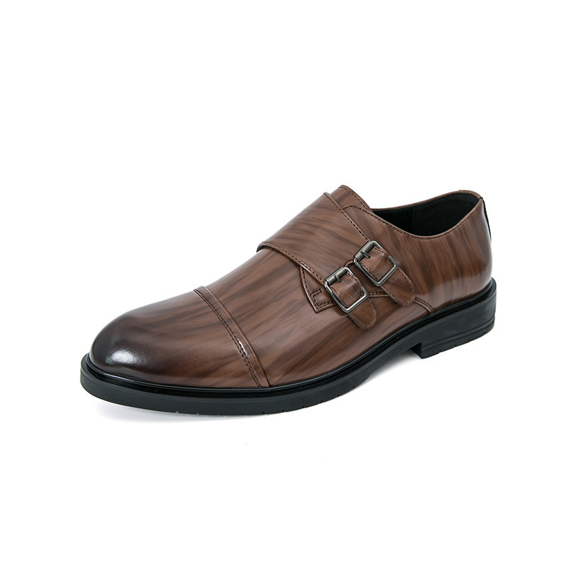 Pointed-toe Business Formal Leather Boots