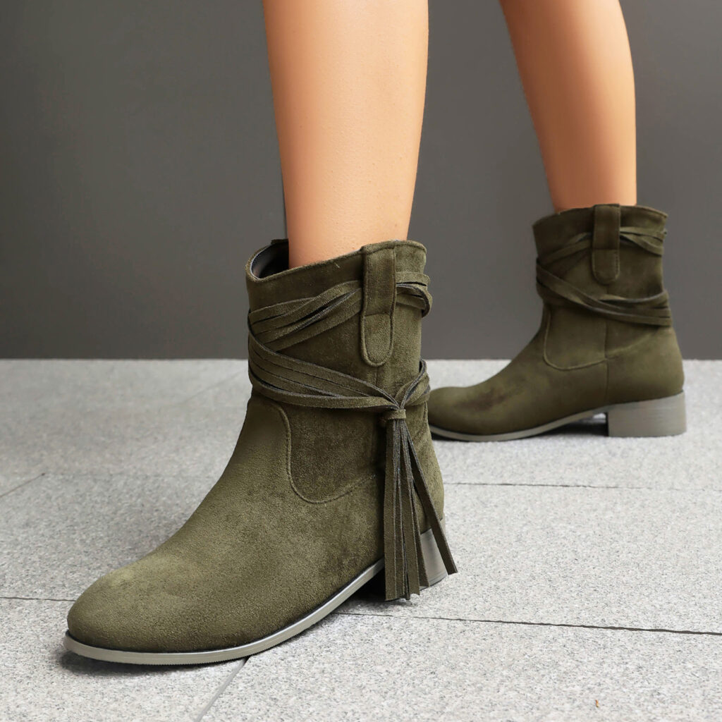 Tassel Women's Casual Ankle Boots