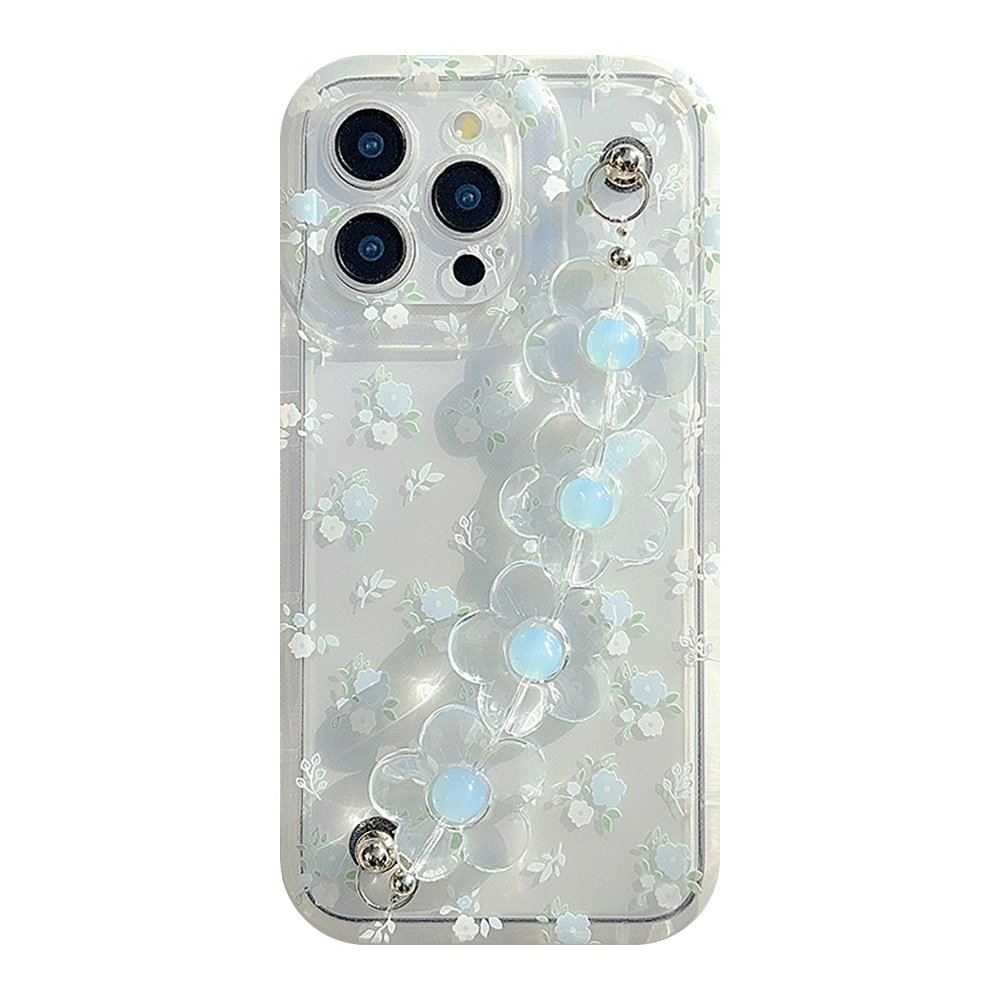Fresh And Summery Blue Floral Phone Case - Image 6