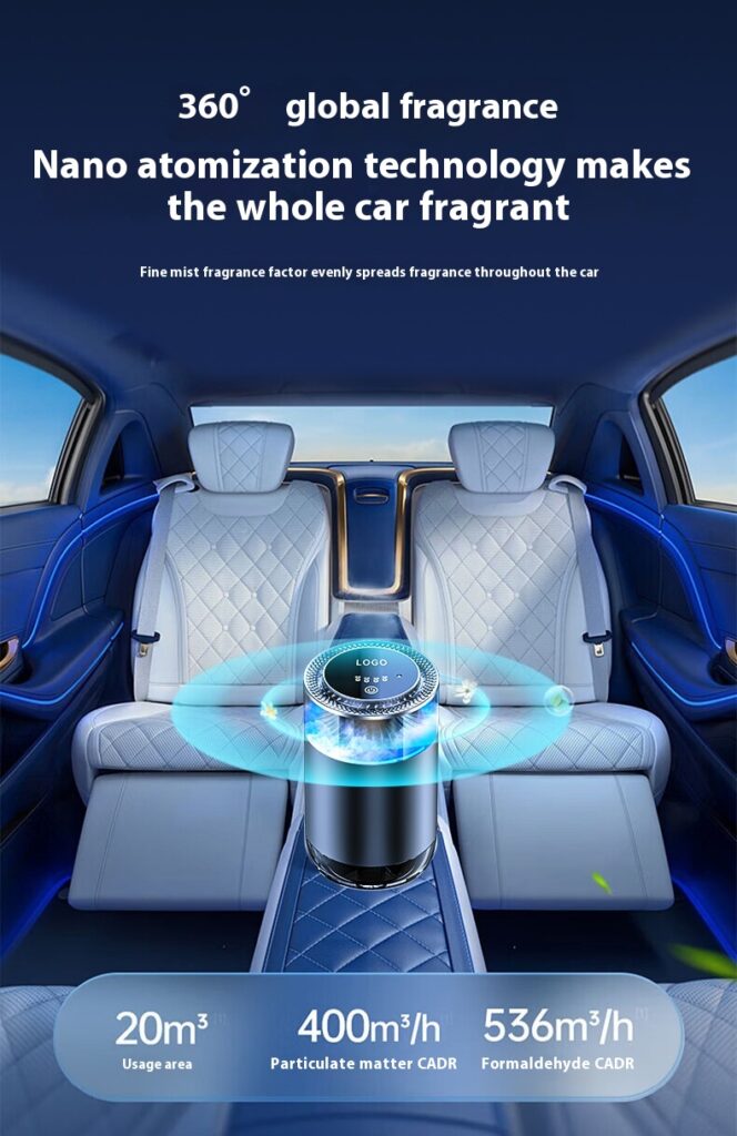 Car Aromatherapy Diffuser Cloud Mist Air Freshener Auto Decoration Natural Fragrance Auto Decoration Tool For RVs Trucks Sedans
