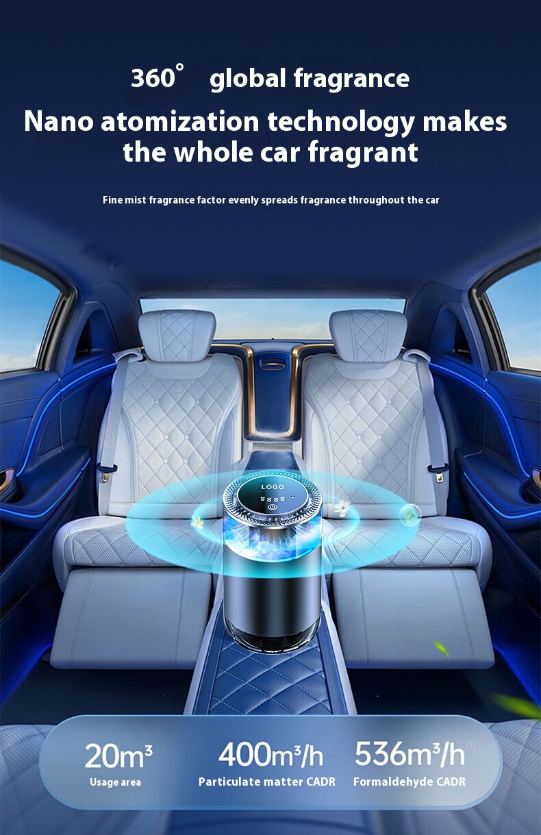 Car Aromatherapy Diffuser Cloud Mist Air Freshener Auto Decoration Natural Fragrance Auto Decoration Tool For RVs Trucks Sedans - Image 24