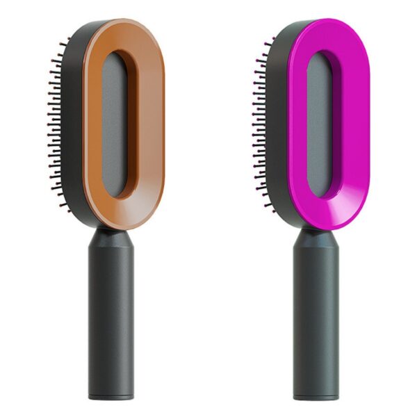 Self Cleaning Hair Brush For Women One-key Cleaning Hair Loss Airbag Massage Scalp Comb Anti-Static Hairbrush - Image 56