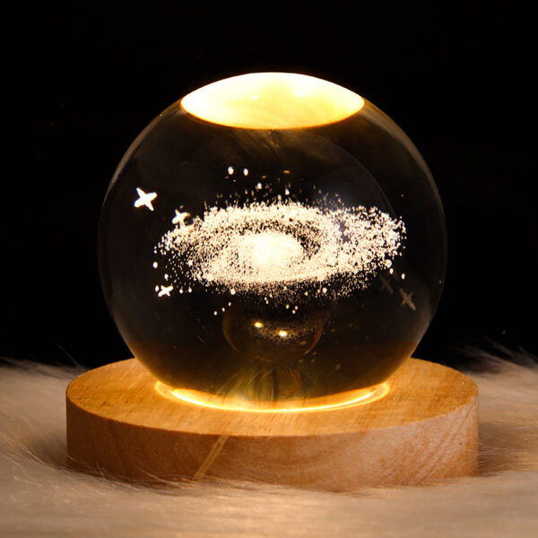 Luminous Starry Sky And Planets Moon Moon Crystal Ball Small Night Lamp Projection Ambience Light Creative Gift New Strange Gift - Image 28