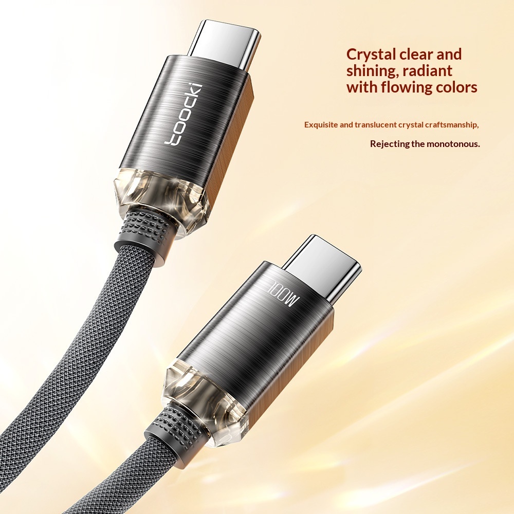 Transparent Fast-charging Data Cable - Image 1