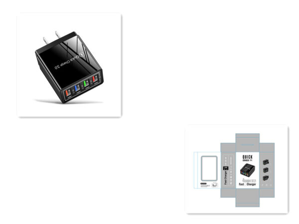 USB Charger Quick Charge 3.0 4 Phone Adapter For Tablet Portable Wall Mobile Charger Fast Charger - Image 40