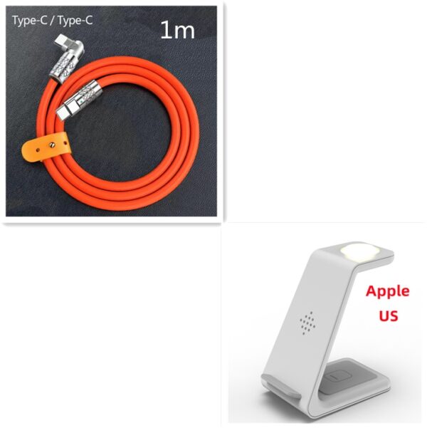 3 In 1 Fast Charging Station Wireless Charger Stand Wireless Quick Charge Dock For Phone Holder - Image 70