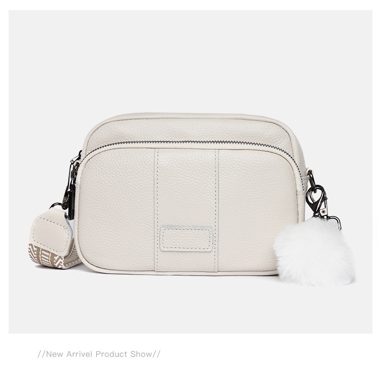 Genuine Leather Womens New Trendy Fashionable Versatile Single-shoulder Bag - Image 19