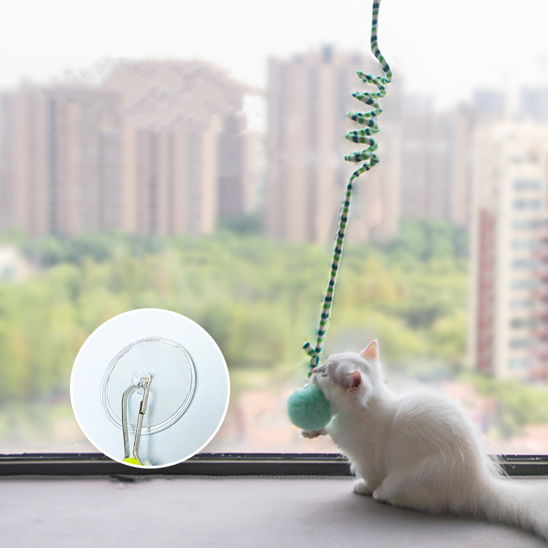 Interactive Cat Hanging Toy Simulation Cat Toy Funny Self-hey Toy For Kitten Playing Teaser Wand Pets Accessories - Image 1